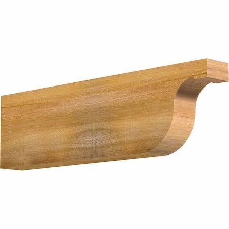 Ekena Millwork Del Monte Rough Sawn Rafter Tail, Western Red Cedar, 4"W x 10"H x 36"L RFT04X10X36DEL00RWR